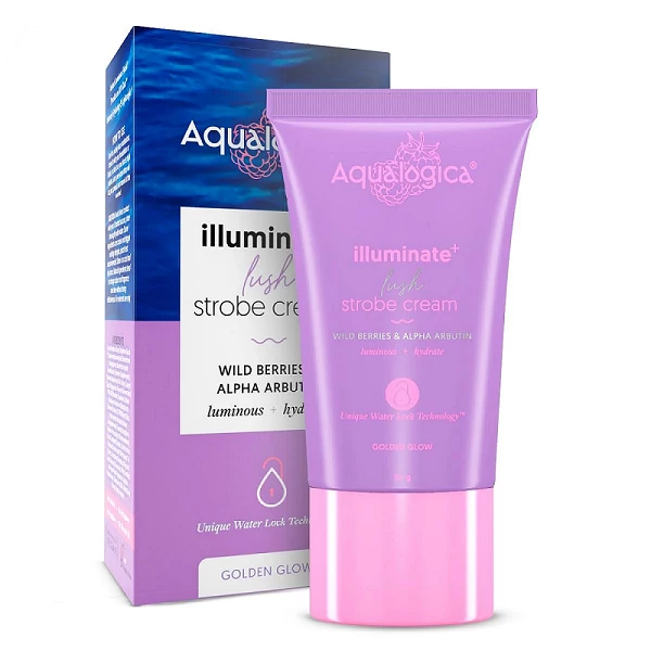 Not Available) Aqualogica Illuminate+Lush Strobe Cream With Wild